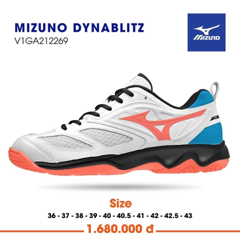 GIÀY MIZUNO DYNABLITZ TRẮNG HỒNG