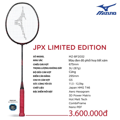 VỢT MIZUNO JPX LIMITED EDITION
