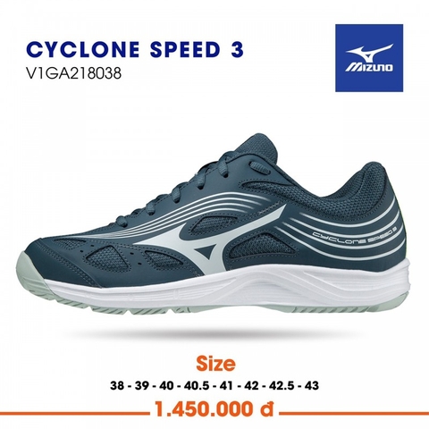 GIÀY MIZUNO CYCLONE SPEED 3 XÁM ĐẬM
