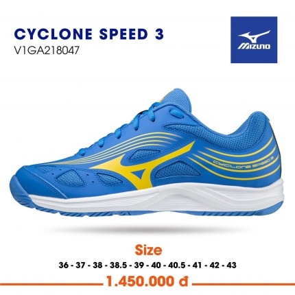 GIÀY MIZUNO CYCLONE SPEED 3 XANH DƯƠNG