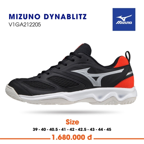 GIÀY MIZUNO DYNABLITZ ĐEN ĐỎ