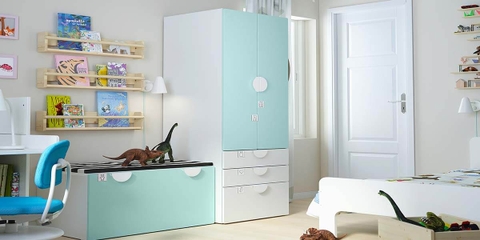 Chọn tủ quần áo trẻ em bằng gỗ cần có những lưu ý gì?