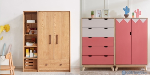 Gợi ý cho mẹ cách chọn tủ quần áo cho bé gái cực xinh
