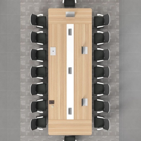 Bàn Họp Văn Phòng Hiện Đại Cho 10-18 Người, Yapi-BH002