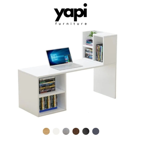 Bàn học ngồi bệt kèm kệ sách GHC-4605