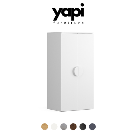 Tủ Quần Áo Trẻ Em Hiện Đại Kích Thước 60x40x120cm Bằng Gỗ MDF Yapi-225