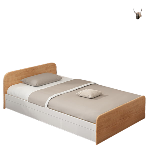 Giường Ngủ Nhỏ Gọn Thiết Kế 3 Hộc Tủ Bằng Gỗ MDF Nhập Yapi-509