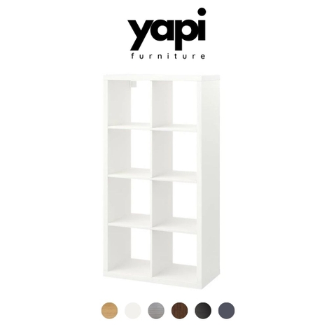 Kệ Sách Gồm 2 Kệ 4 Tầng Hiện Đại Yapi -601