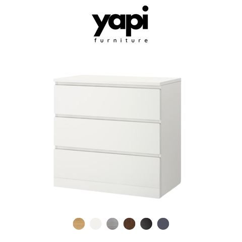 Tủ Đựng Đồ 3 Ngăn Kéo Lắp Sẵn Yapi - 105