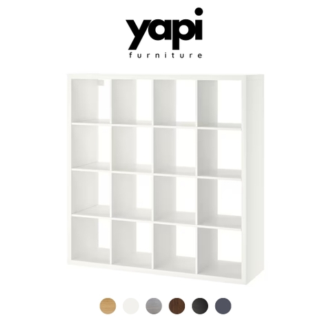 [Freeship HN] Kệ sách 4x4 decor phòng ngủ, phòng khách LẮP ĐẶT TẬN NHÀ Yapi-615