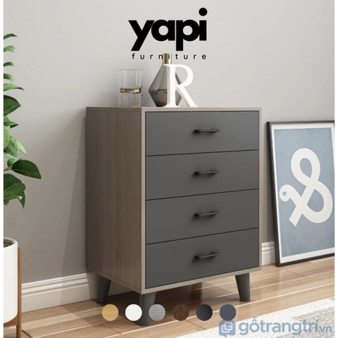Tủ Trang Trí Cho Phòng Ngủ, Phòng Khách Hiện Đại Bằng Gỗ MDF Yapi-121