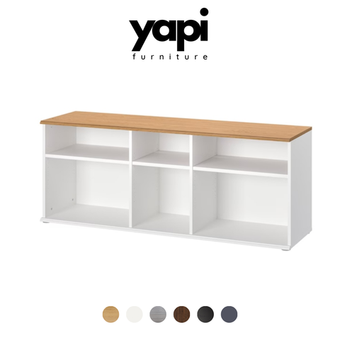 Kệ tivi phong cách Bắc Âu màu Vân gỗ phối trắng Yapi-910
