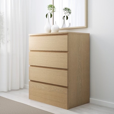 Tủ đựng đồ đa năng 4 ngăn kéo ĐÓNG SẴN phong cách hiện đại 80x48x100cm YAPI-106