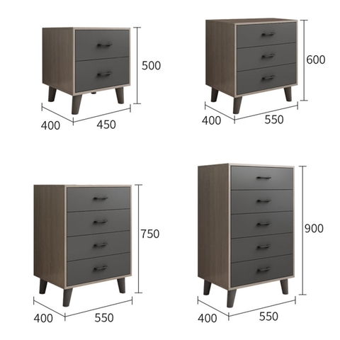 Tủ Trang Trí Cho Phòng Ngủ, Phòng Khách Hiện Đại Bằng Gỗ MDF Yapi-121