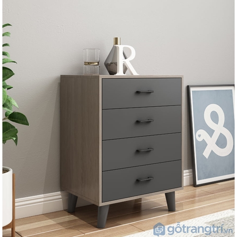 Tủ Trang Trí Cho Phòng Ngủ, Phòng Khách Hiện Đại Bằng Gỗ MDF Yapi-121