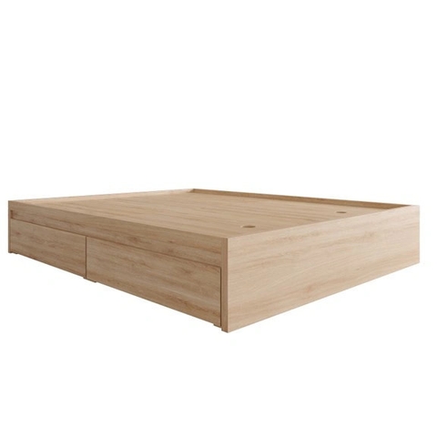 [FreeShip] Giường Ngủ 2 Hộc Kéo Không Đầu Giường LẮP ĐẶT TẬN NHÀ Yapi-507