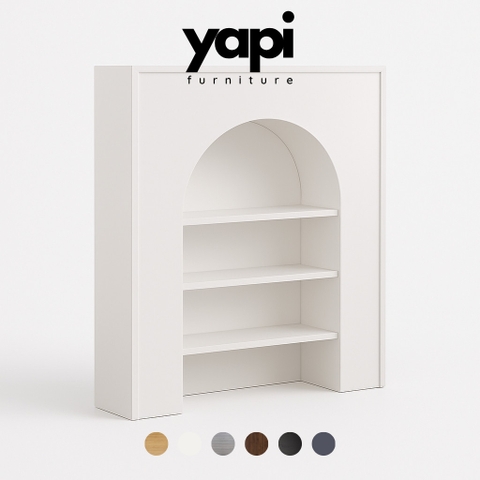 Kệ lò sưởi, tủ trang trí phong cách Bắc Âu 80x20x90cm Yapi-167