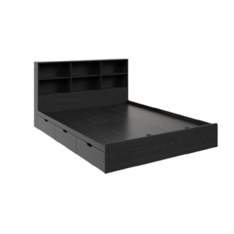 [FreeShip] Giường Ngủ 3 Ngăn Kéo Thiết Kế Kệ Đầu Giường Bằng Gỗ MDF Yapi-533
