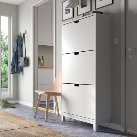 [FreeShip] Kệ Tủ Giày 3 Ngăn Hiện Đại Bằng Gỗ MDF 79x29x148 cm Yapi-312