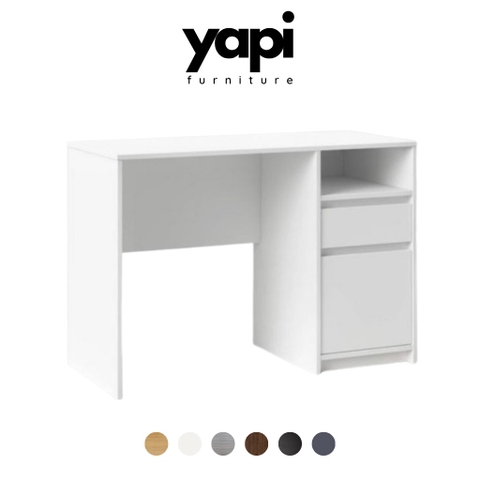 Bàn học 100x45x76cm có hộc ngăn kéo thiết kế hiện đại Yapi 421