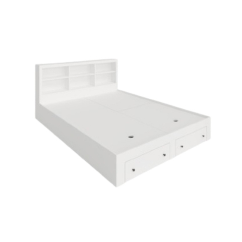 [FreeShip] Giường Ngủ 2 Ngăn Kéo Hiện Đại Gỗ MDF Yapi-534