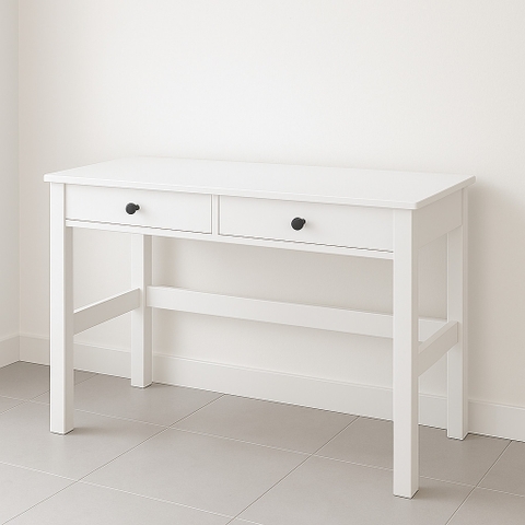 Bàn học 1m2, bàn làm việc 2 ngăn kéo kích thước 120x49x75cm Yapi-419