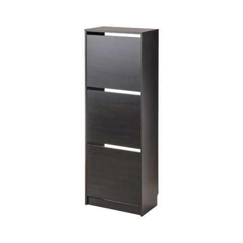 Kệ Tủ Giày 3 Ngăn Hiện Đại Bằng Gỗ MDF 49x28x135cm Yapi-309
