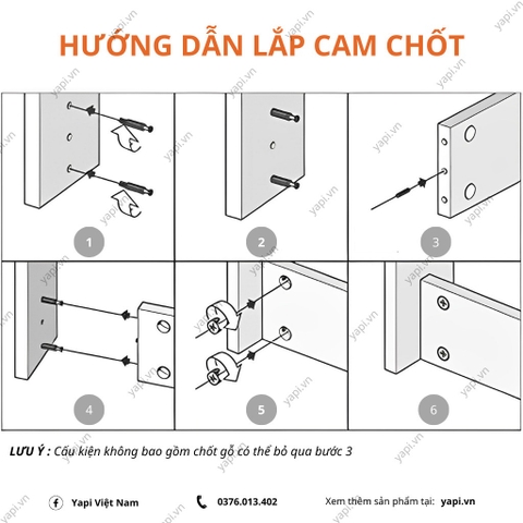 Tab Đầu Giường 1 Ngăn Kéo Bằng Gỗ MDF Nhập Nội Thất Lắp Ráp Yapi - 110