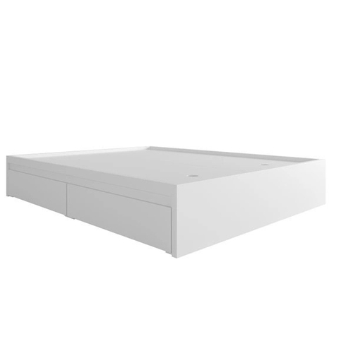 Giường Ngủ Bệt 2 Ngăn Kéo Bằng Gỗ MDF Nhập Yapi-507