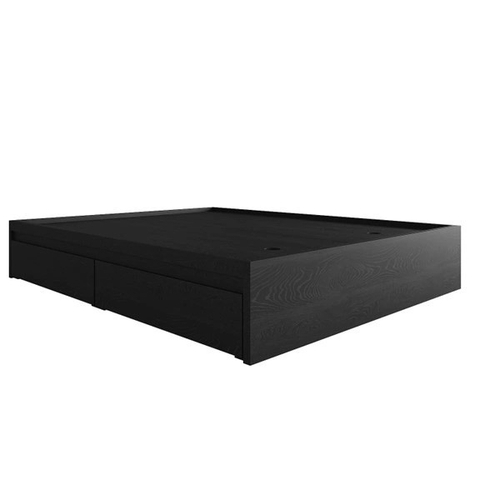 Giường Ngủ Bệt 2 Ngăn Kéo Bằng Gỗ MDF Nhập Yapi-507