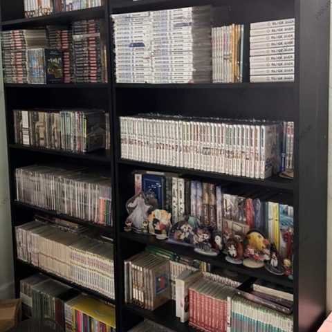 Kệ Sách 5 Tầng Cỡ Nhỏ Rộng 60cm Bằng Gỗ MDF Nhập Yapi-600-60