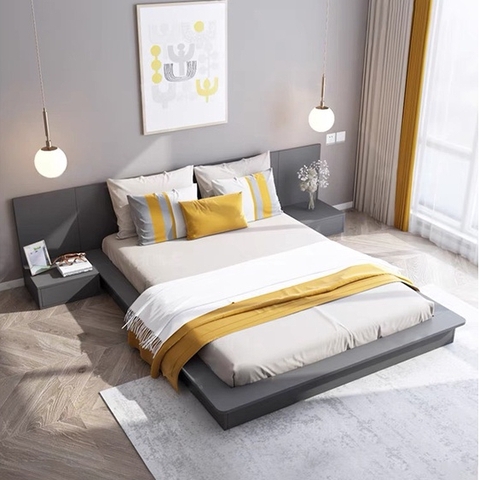 Giường bệt kèm tab đầu giường ngăn kéo LẮP RÁP TẬN NHÀ Yapi -505 của Yapi