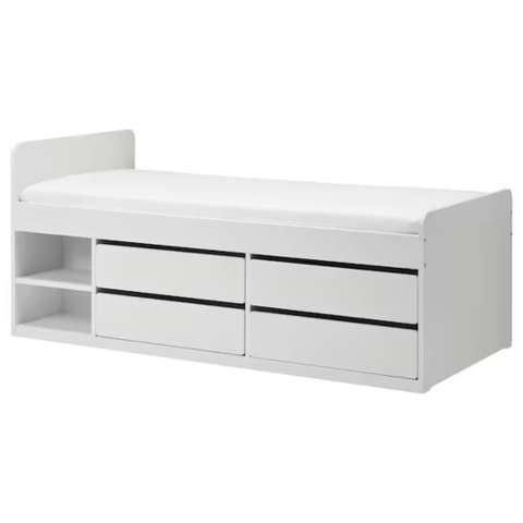 Giường đơn 1mx2m kèm 4 ngăn kéo đặc biệt cho trẻ em Yapi-522