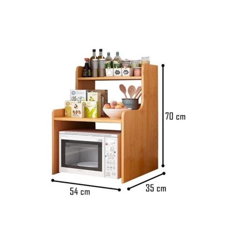 Kệ Lò Vi Sóng 3 Tầng Hiện Đại Bằng Gỗ MDF Yapi-1104