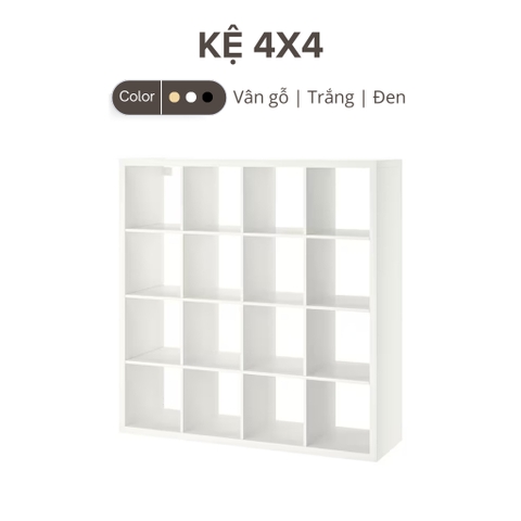 [Freeship HN] Kệ sách 4x4 decor phòng ngủ, phòng khách LẮP ĐẶT TẬN NHÀ Yapi-615