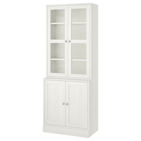 Tủ Kính Trưng Bày 81x47x212cm LẮP SẴN Decor Phòng Khách, Phòng Làm Việc  Yapi-624