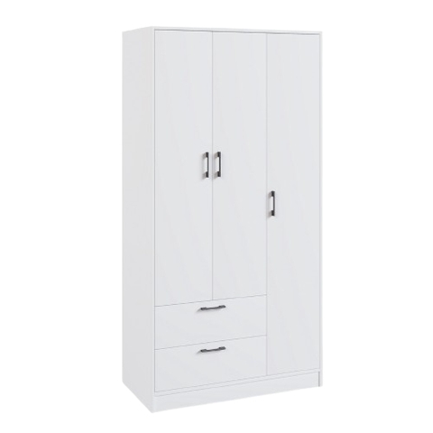Tủ áo 3 cánh mở kèm ngăn kéo 92x45x180cm (DxRxC) LẮP ĐẶT TẬN NHÀ Yapi-216