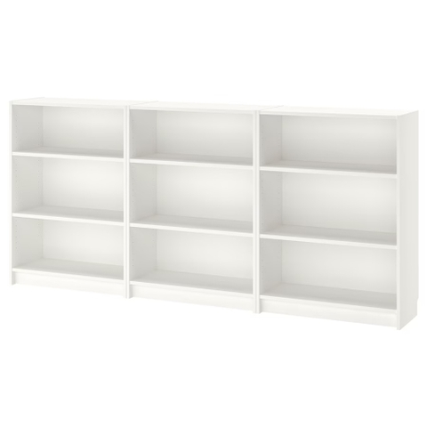 Combo 03 Kệ Sách 3 Tầng Kích thước 240x28x106cm LẮP SẴN Yapi-643