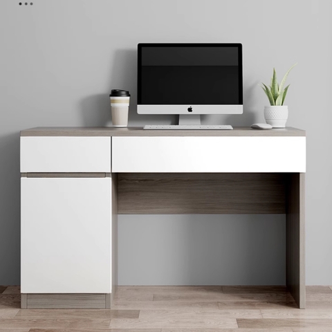 Bàn Làm Việc Kết Hợp Giá Sách Hiện Đại Bằng Gỗ MDF Yapi-412