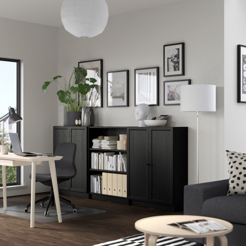 Combo Kệ Sách 3 Tầng Trưng Bày, Decor Phòng Làm Việc Yapi-639