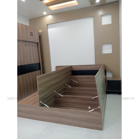 Combo Phòng Ngủ Hiện Đại Gồm Giường ngủ, Tủ Áo và Tủ đầu giường LẮP ĐẶT TẬN NHÀ YAPI Yapi-231