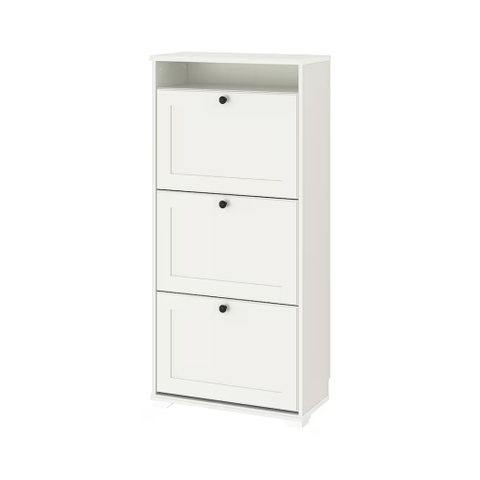 Tủ Để Đồ Tủ Giày 3 Ngăn Hiện Đại Bằng Gỗ MDF 61x30x130 cm Yapi-310