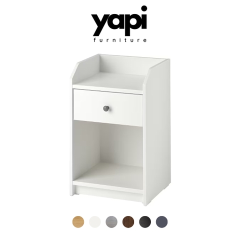 Kệ Tủ Đầu Giường 1 Ngăn Kéo Bằng Gỗ MDF 40x36x63cm Yapi-113