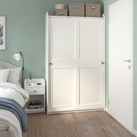 Kệ Tủ Đầu Giường 1 Ngăn Kéo Bằng Gỗ MDF 40x36x63cm Yapi-113