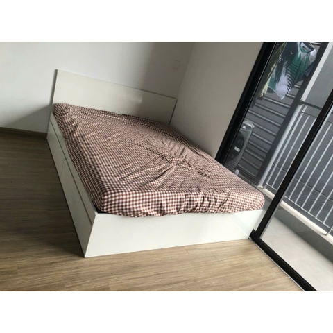 Giường Ngủ 2 Hộc Tủ Kéo Cao 35cm LẮP ĐẶT TẬN NHÀ YAPI-501
