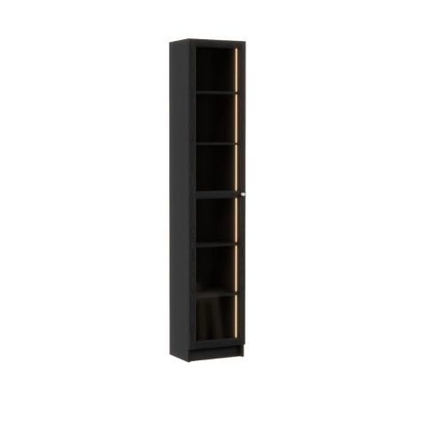 Kệ Sách 6 Tầng Cửa Kính Tích Hợp Đèn LED Yapi-653 40x30x202cm (DxRxC)