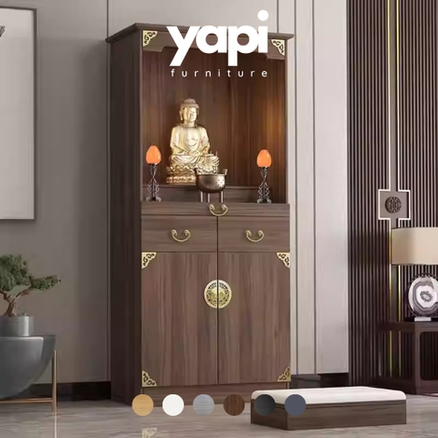 Tủ thờ chung cư thiết kế hiện đại Yapi-1200 120x43x185 (DxRxC)