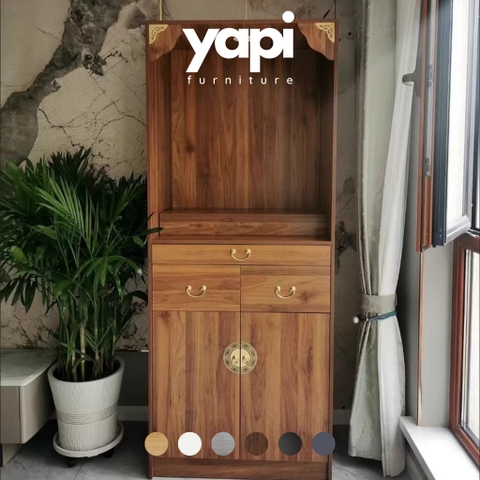 Tủ thờ chung cư thiết kế hiện đại Yapi-1202 81x43x185 (DxRxC)