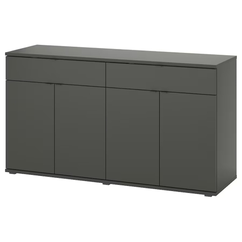 Tủ để đồ phong cách Bắc Âu 140x47x75cm Yapi-164 để bát đĩa, trang trí phòng khách, phòng bếp
