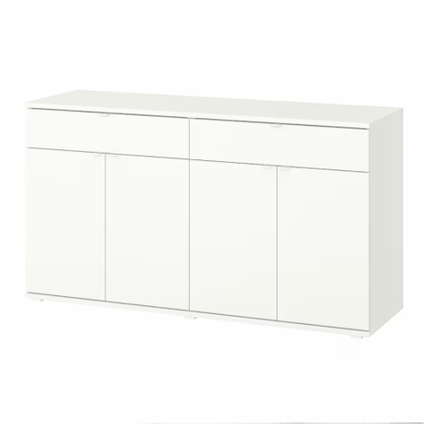 Tủ để đồ phong cách Bắc Âu 140x47x75cm Yapi-164 để bát đĩa, trang trí phòng khách, phòng bếp